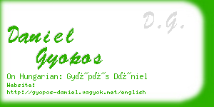 daniel gyopos business card